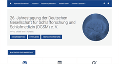 Desktop Screenshot of dgsm-kongress.de